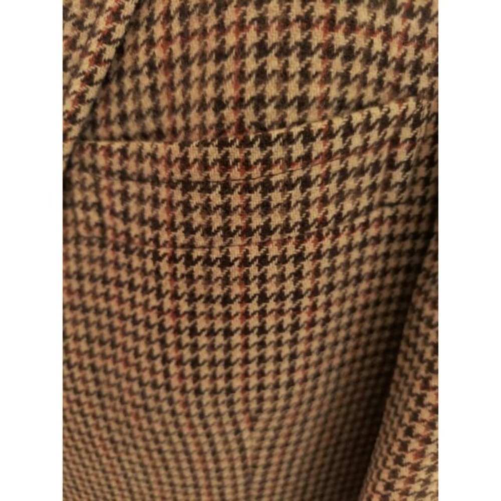 VTG HART, SCHAFFNER, & MARX Houndstooth Sport Coat Jacket Size 44 Regular? USA - Picture 10 of 12
